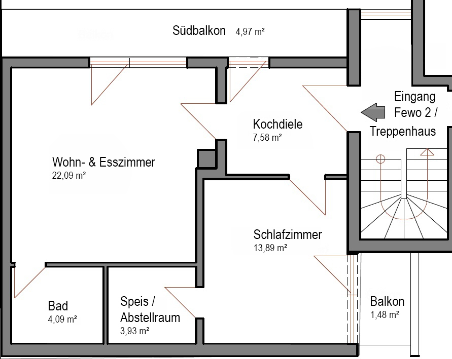 Grundriss Fewo 2